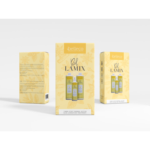 Zestaw: Laminacja Bellamix Krok 1,2,3